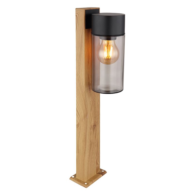 Bruine moderne buitenlamp rvs, Kiymet, IP44
