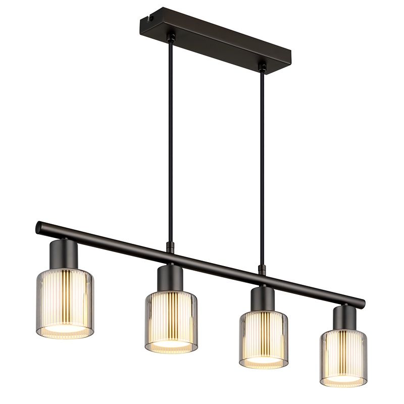 Zwarte design hanglamp metaal, Vishnu