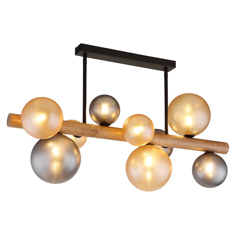 Veelkleurige design plafondlamp glas, Melinda