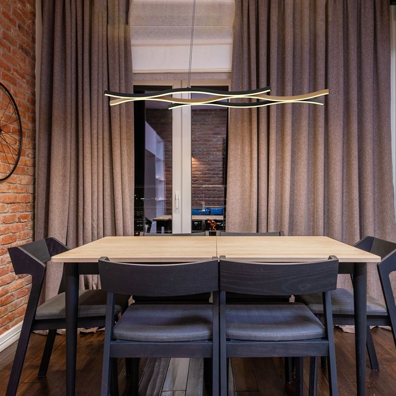 Zwarte design hanglamp aluminium, Geerten, 35W, 3000K LED Zwarte design hanglamp aluminium, Geerten, 35W, 3000K LED