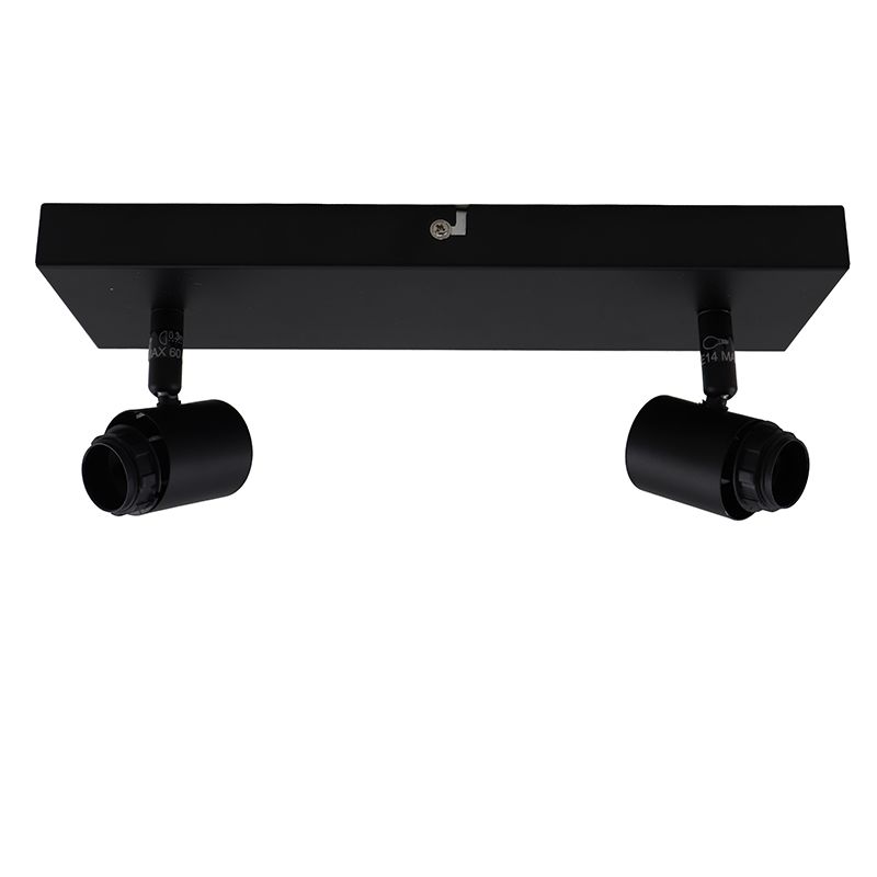 Aluminium plafondfitting zwart, Rika Aluminium plafondfitting zwart, Rika