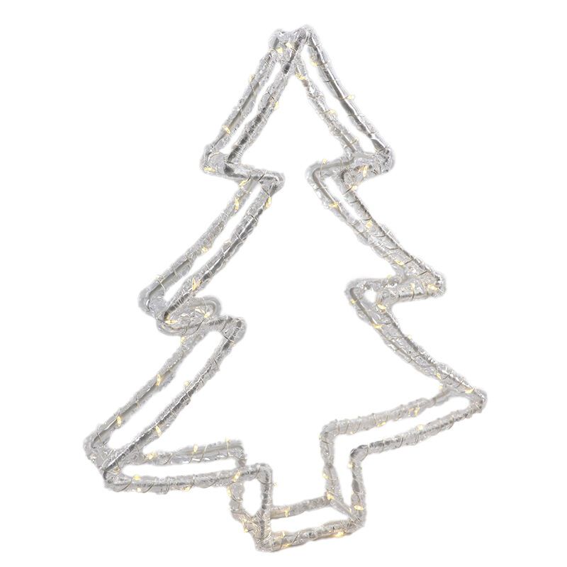 LED kerstboom, 80 warm witte leds, IP44