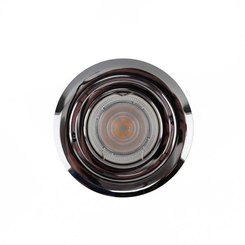 Kantelbare chroom Storx inbouwspot Kantelbare chroom Storx inbouwspot