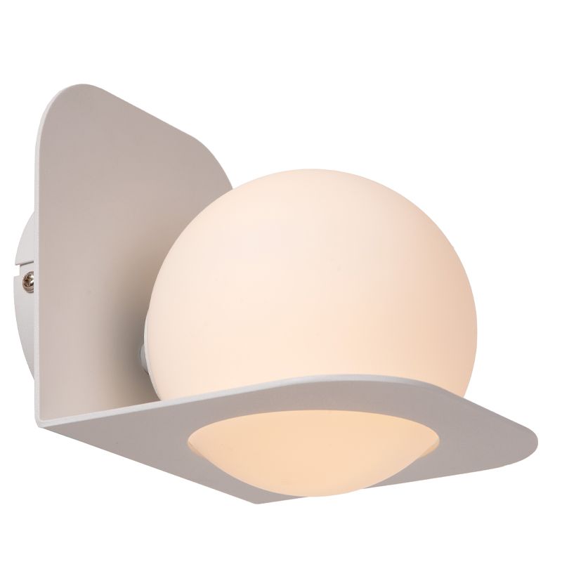 Witte badkamer wandlamp modern, Davy, IP44 Witte badkamer wandlamp modern, Davy, IP44