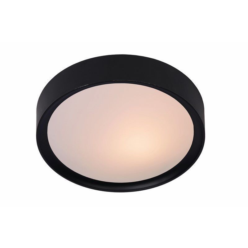 Lex plafondlamp groot, zwart