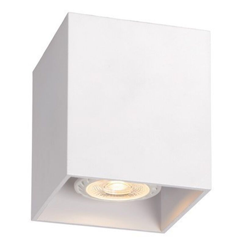 Vierkante Raina opbouwspot wit, modern Vierkante Raina opbouwspot wit, modern
