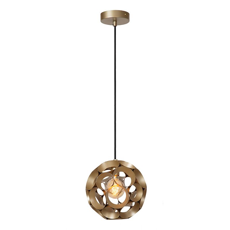 Gouden hanglamp modern, Hannelore