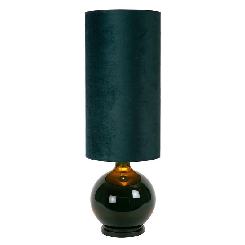 Groene vloerlamp retro, Esterad, met schakelaar