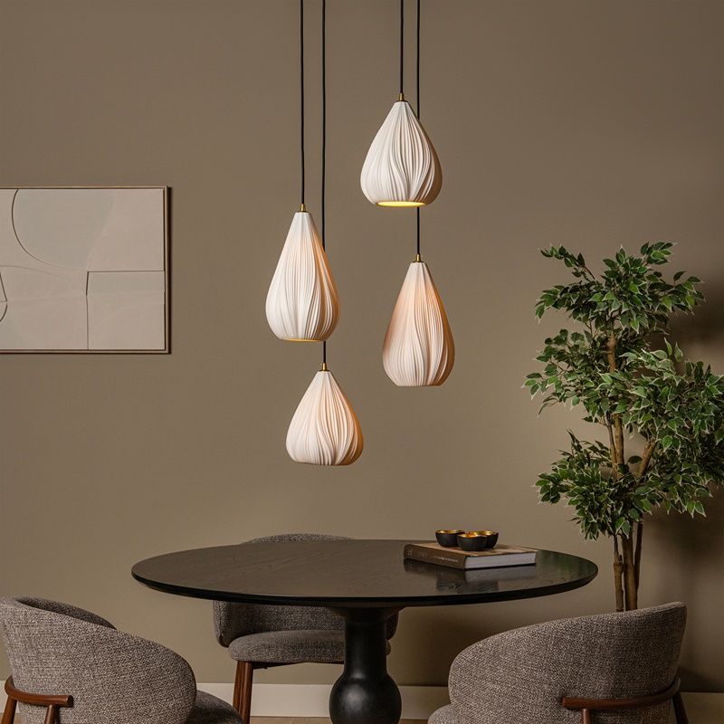 Keramische hanglamp wit, Cinzia Keramische hanglamp wit, Cinzia