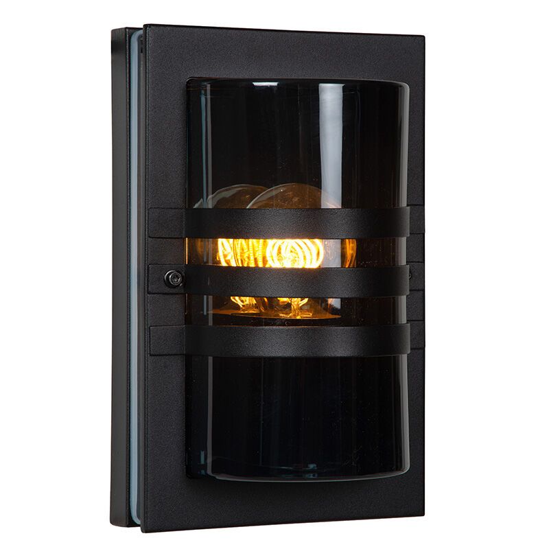 Zwarte buitenlamp modern, Privas, IP44