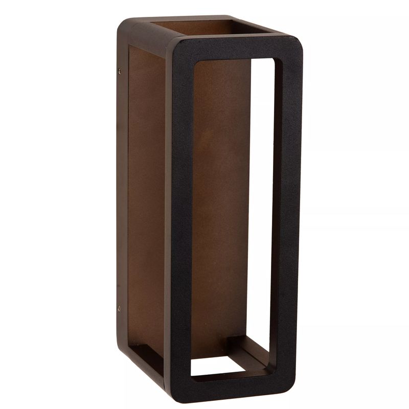 Zwarte buitenlamp modern, Narvik, 9,2W, 3000K LED, IP65