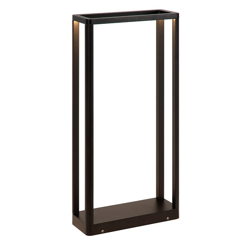 Zwarte buitenlamp modern, Narvik, 9,2W, 3000K LED, IP65