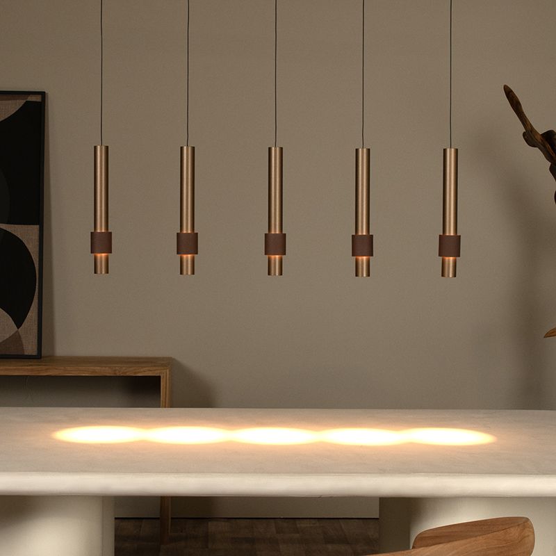 Bruine hanglamp modern, Margary, 4,2W, 2700K LED Bruine hanglamp modern, Margary, 4,2W, 2700K LED