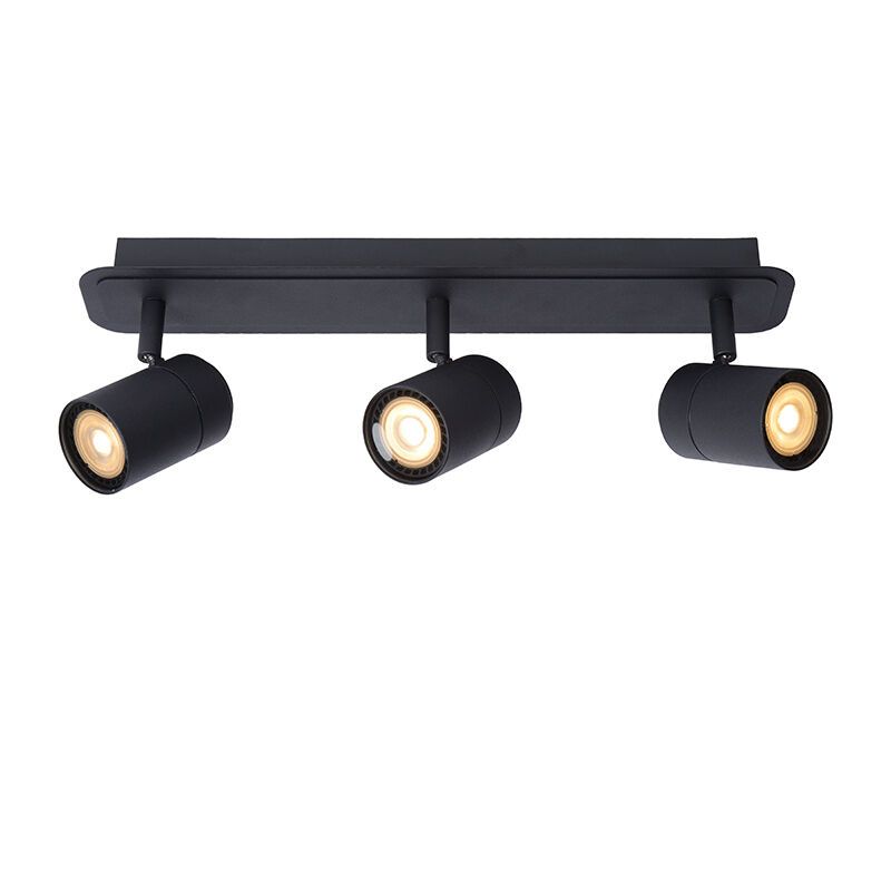 Zwarte moderne plafondlamp, Lennert, metaal, IP44 Zwarte moderne plafondlamp, Lennert, metaal, IP44