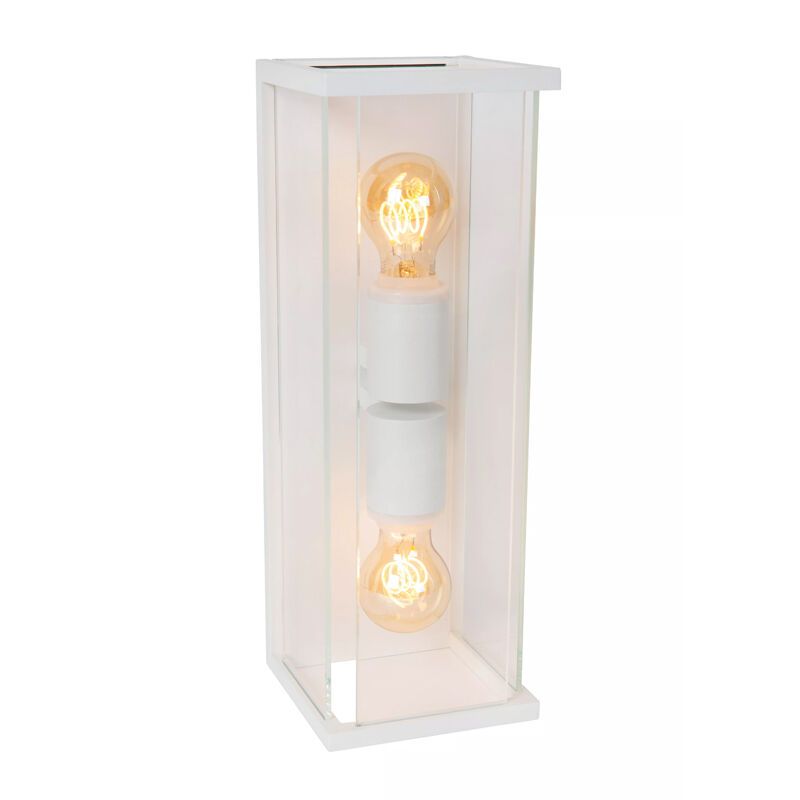 Witte buitenlamp modern, Claire, IP54 Witte buitenlamp modern, Claire, IP54