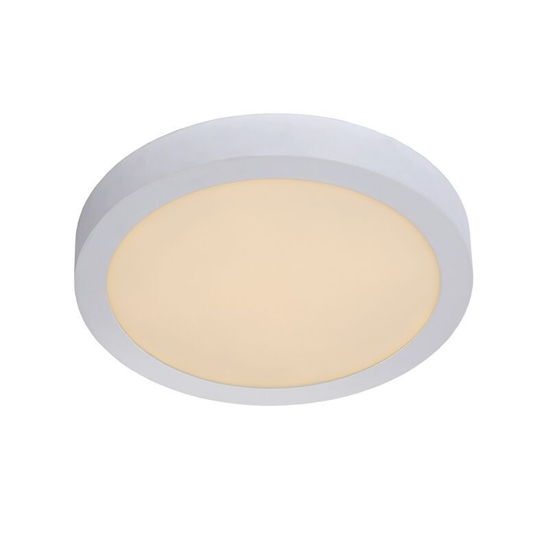 Witte plafonniere Brice, aluminium, 30w geintegreerd warm wit LED Witte plafonniere Brice, aluminium, 30w geintegreerd warm wit LED