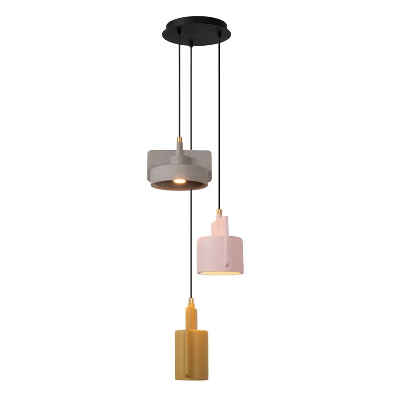 Betonnen hanglamp veelkleurig, Ninja