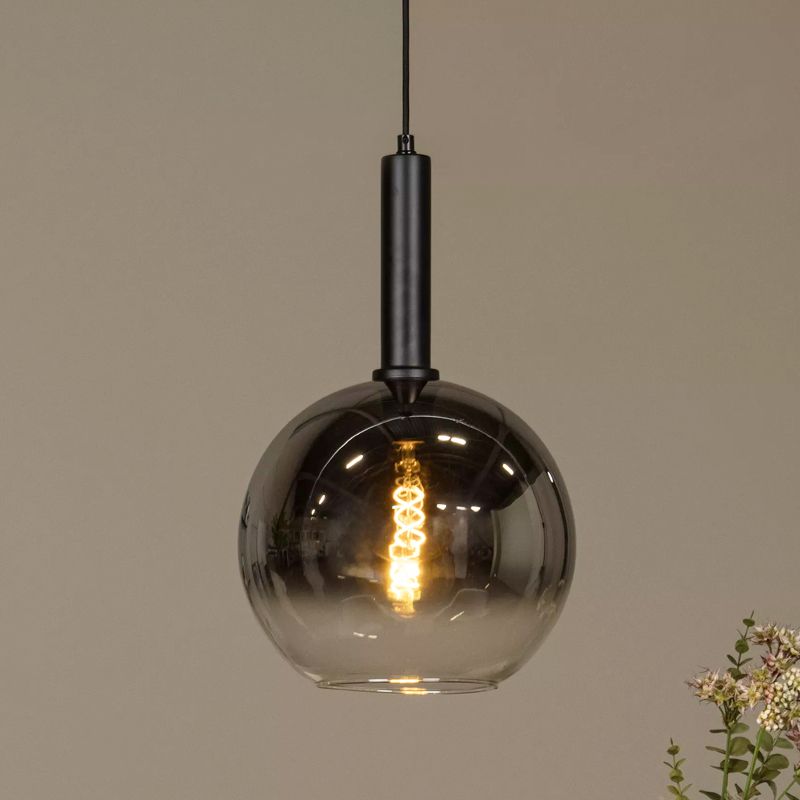 Zwarte hanglamp modern, Marius