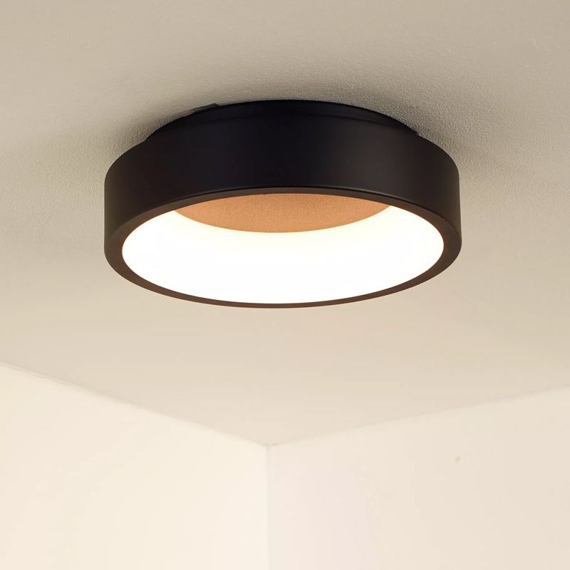 Zwarte plafonnière modern, Talowe, 20W, 3000K LED