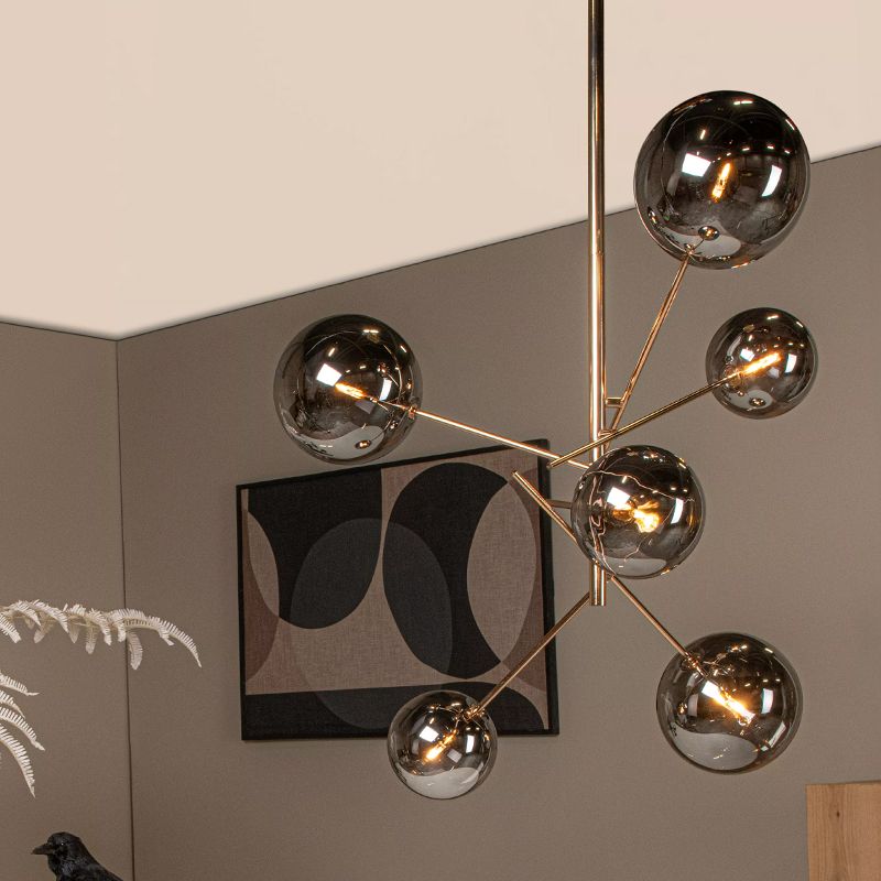 Gouden hanglamp modern, Alara Gouden hanglamp modern, Alara