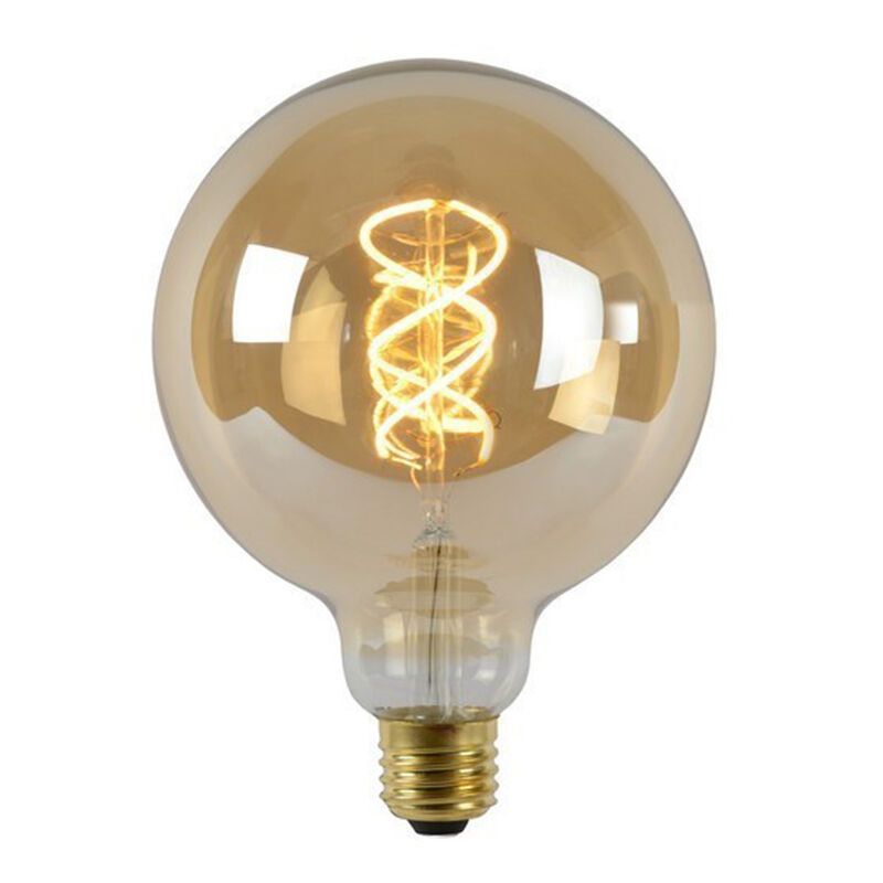 Dimbare E27 LED filament G125 bollamp Extra groot, Extra warm wit, 5 Watt Dimbare E27 LED filament G125 bollamp Extra groot, Extra warm wit, 5 Watt