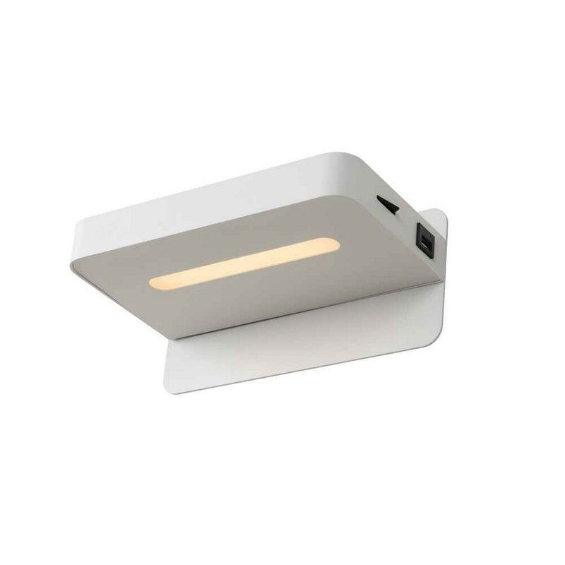 Witte bedlamp Atkin, Rechthoek
