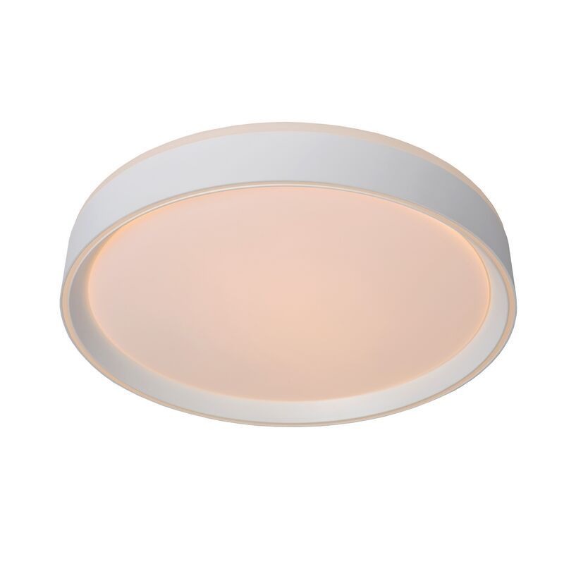 Witte plafonniere Nuria, acryl, 24w warm wit licht Witte plafonniere Nuria, acryl, 24w warm wit licht