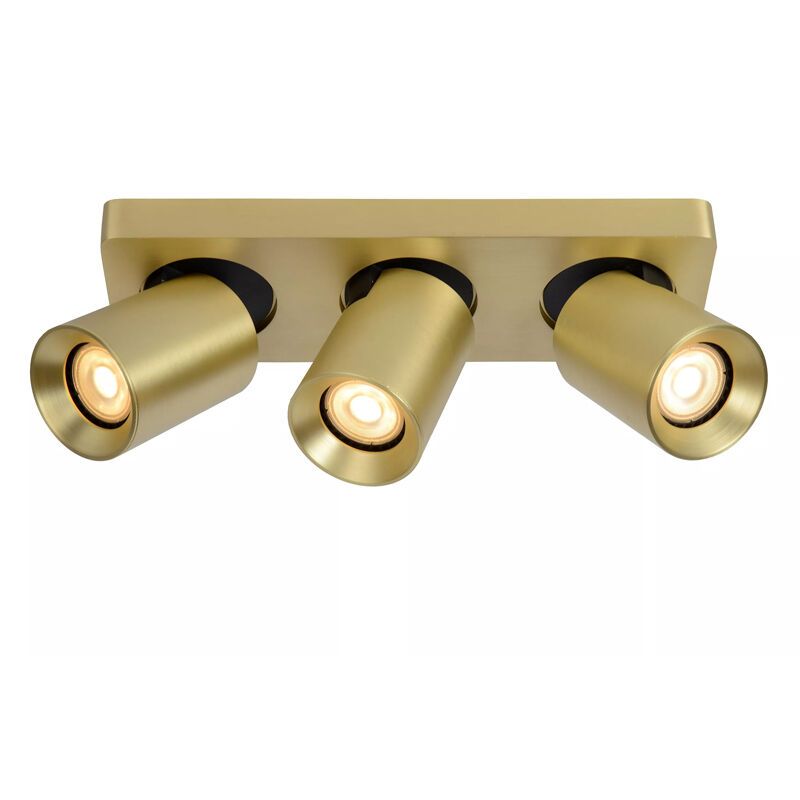 Gouden moderne plafondspot, Nigel, aluminium
