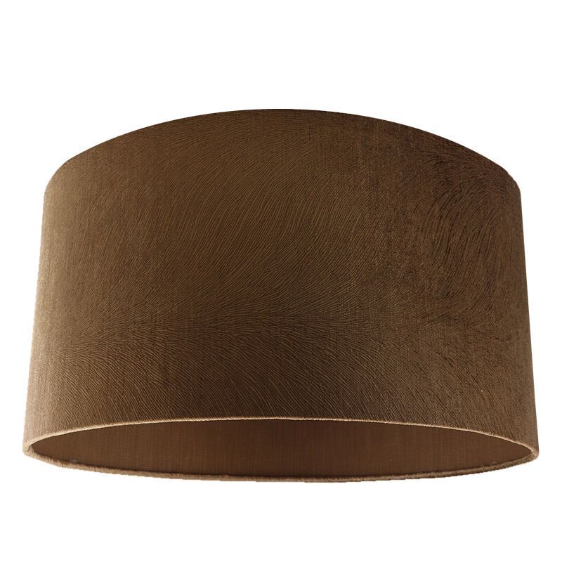 50 cm velours bruine lampenkap, Rody 50 cm velours bruine lampenkap, Rody