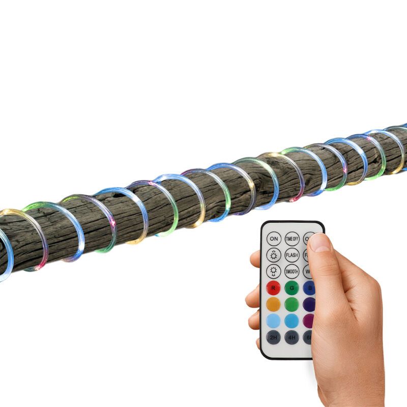 25 meter RGB lichtslang, Lichtkleur instelbaar naar wens