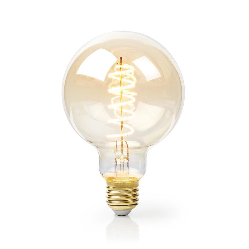 Dimbare E27 LED lamp amber, 5W, 2000K