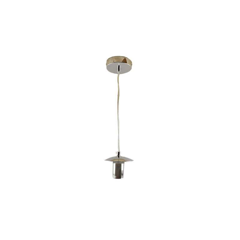 Metalen hanglamp zonder kap chroom, Minne Metalen hanglamp zonder kap chroom, Minne