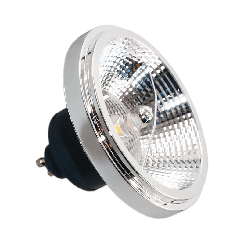 Dimbare Bisolux GU10 (AR111) LED lamp Clint, zwart, 12W, 4000K