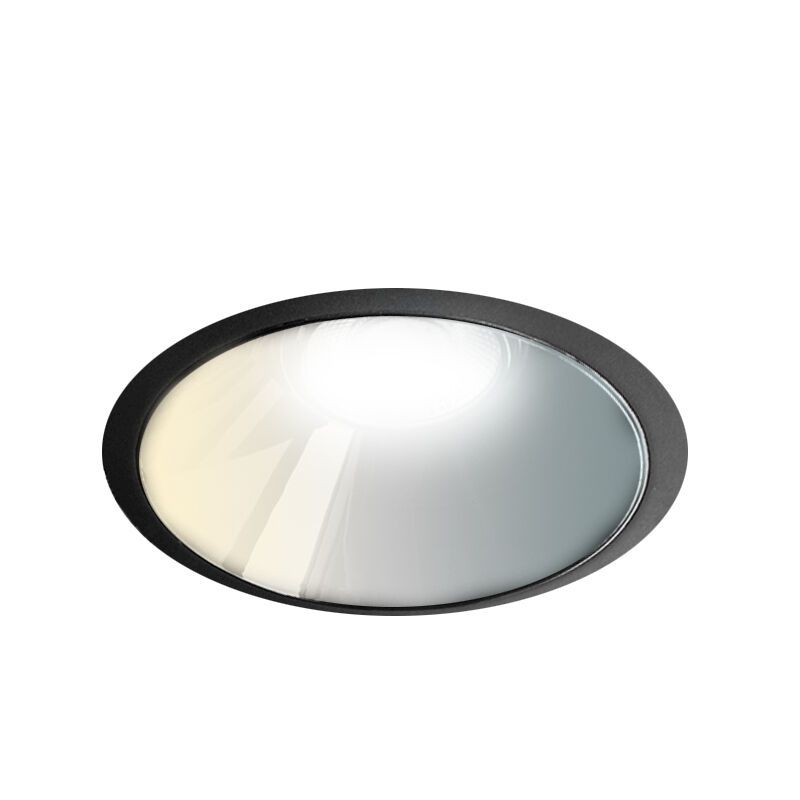 Zwarte downlight aluminium, Maud, 7W, white switch LED, IP22 Zwarte downlight aluminium, Maud, 7W, white switch LED, IP22