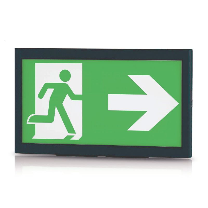 Muur inbouw/opbouw noodverlichting, 3W, 6000K LED, IP40