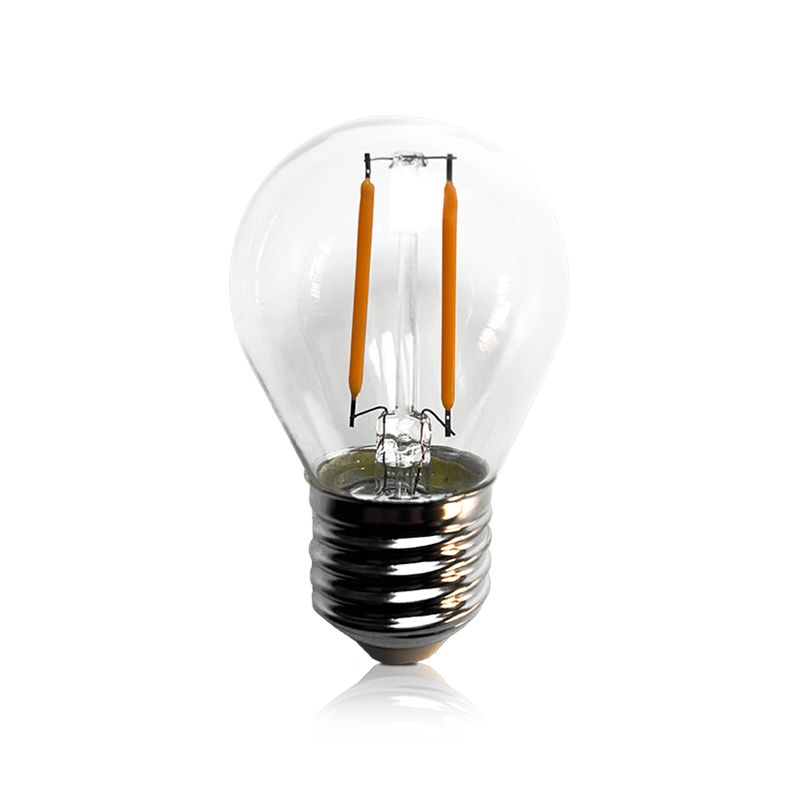 Dimbare E27 LED lamp 1W, 2000K