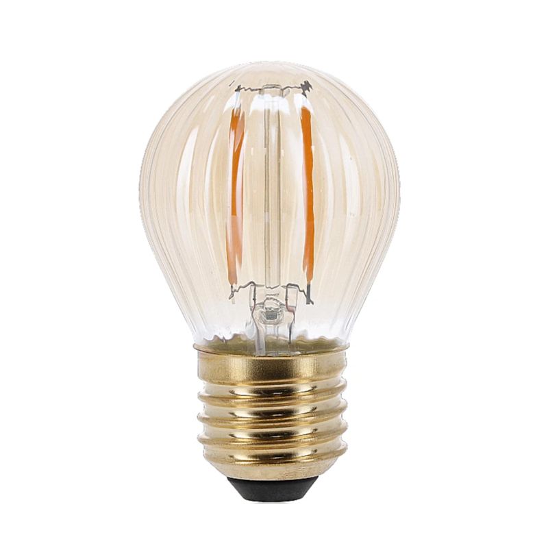 Dimbare E27 LED lamp amber, 2W, 2000K