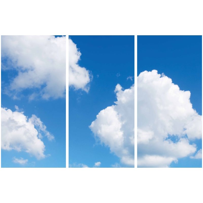 Fotoprint wolk - set van 3 acrylplaten met print, voor 120x60 cm LED panelen Fotoprint wolk - set van 3 acrylplaten met print, voor 120x60 cm LED panelen