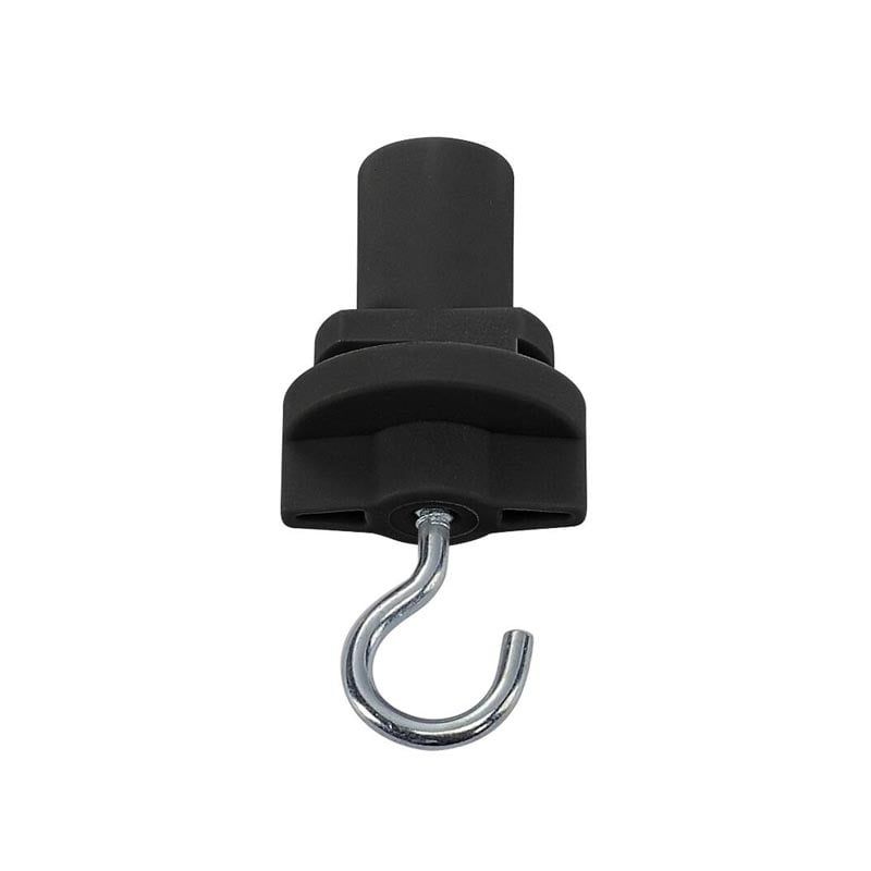 3-fase adapter met haak, zwart, Pro
