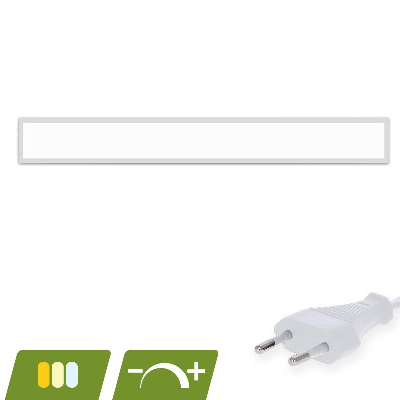LED paneel 15x120 - 30W - white switch - UGR<19 - dimbaar - back-lit