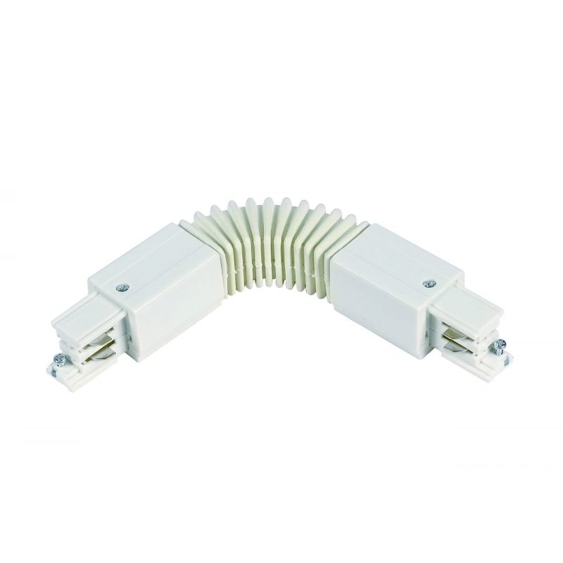 Flexibele connector voor 3-fase railverlichting, wit, Pro