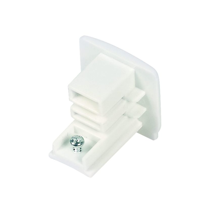 Eindkap voor 3-fase railverlichting, wit, Pro