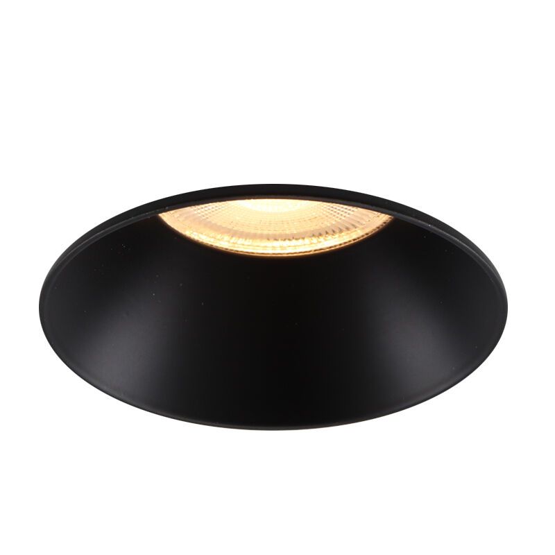 Aluminium trimless inbouwspot zwart, Sanaz
