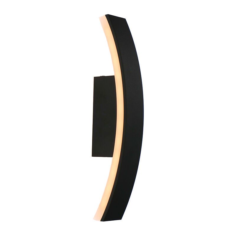 Antraciete buiten wandlamp Nayomi, aluminium, modern, IP54, 3000K