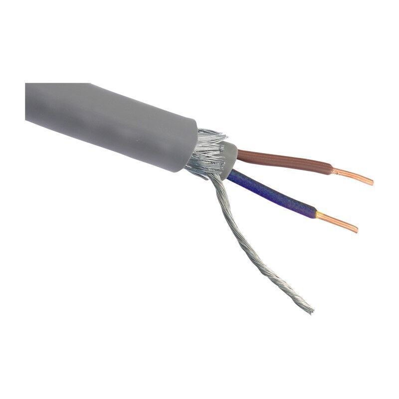 5 meter Grondkabel XMVK-AS 2 x 2.5 mm. Grijs