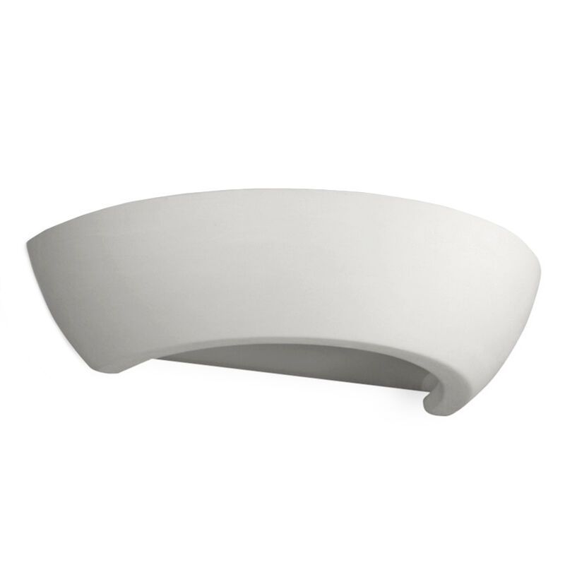 Moderne up down wandlamp Lotfi, wit, keramiek