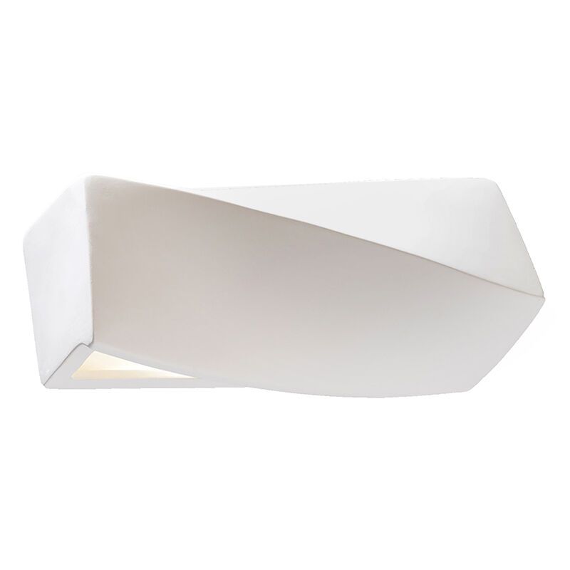 Moderne up down wandlamp Annick, wit, keramiek