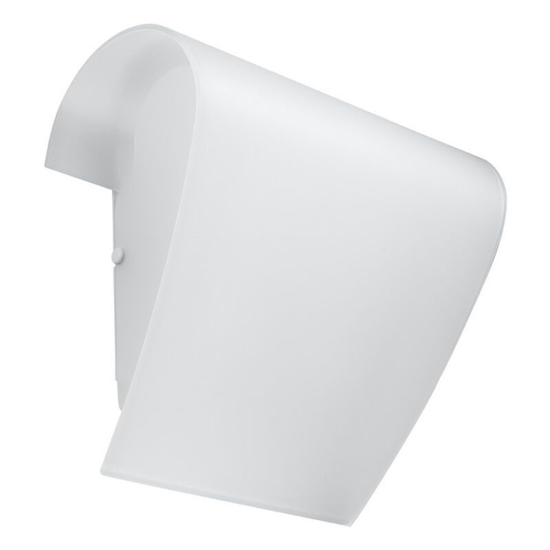 Witte wandlamp Matias, glas