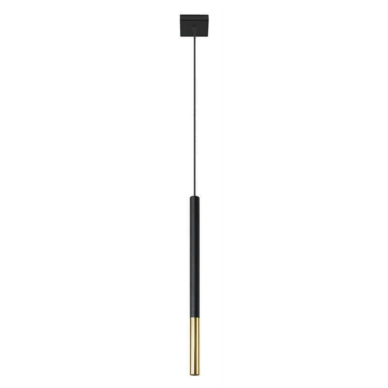 Moderne hanglamp Ilonca, goud, aluminium Moderne hanglamp Ilonca, goud, aluminium