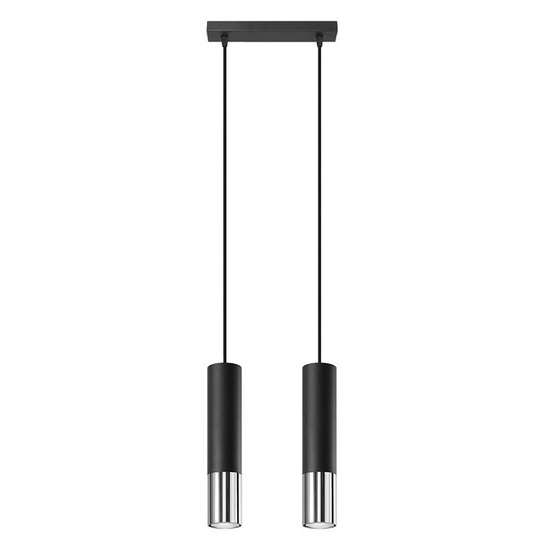 Moderne hanglamp Hediye, chroom, aluminium, 2L Moderne hanglamp Hediye, chroom, aluminium, 2L